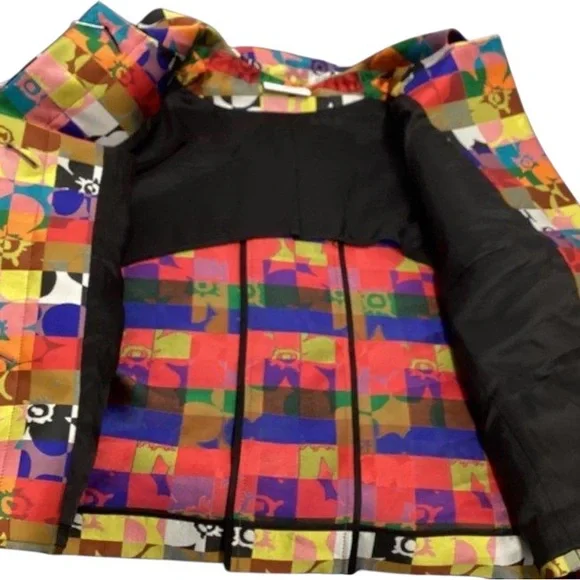 Akris multicolor geometric print blazer - Picture 6 of 11